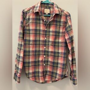 American Eagle Super Soft Plaid Button Up. Size Xs.